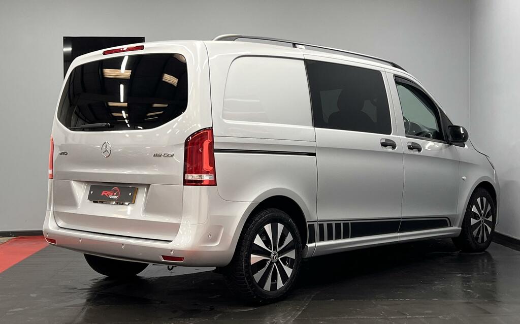Mercedes-Benz Vito Combi Van 2.1 119 Cdi Sport Crew Van Double Cab Silver #6