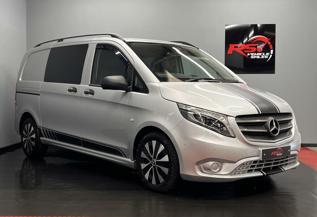 Mercedes-Benz Vito Combi Van 2.1 119 Cdi Sport Crew Van Double Cab Silver