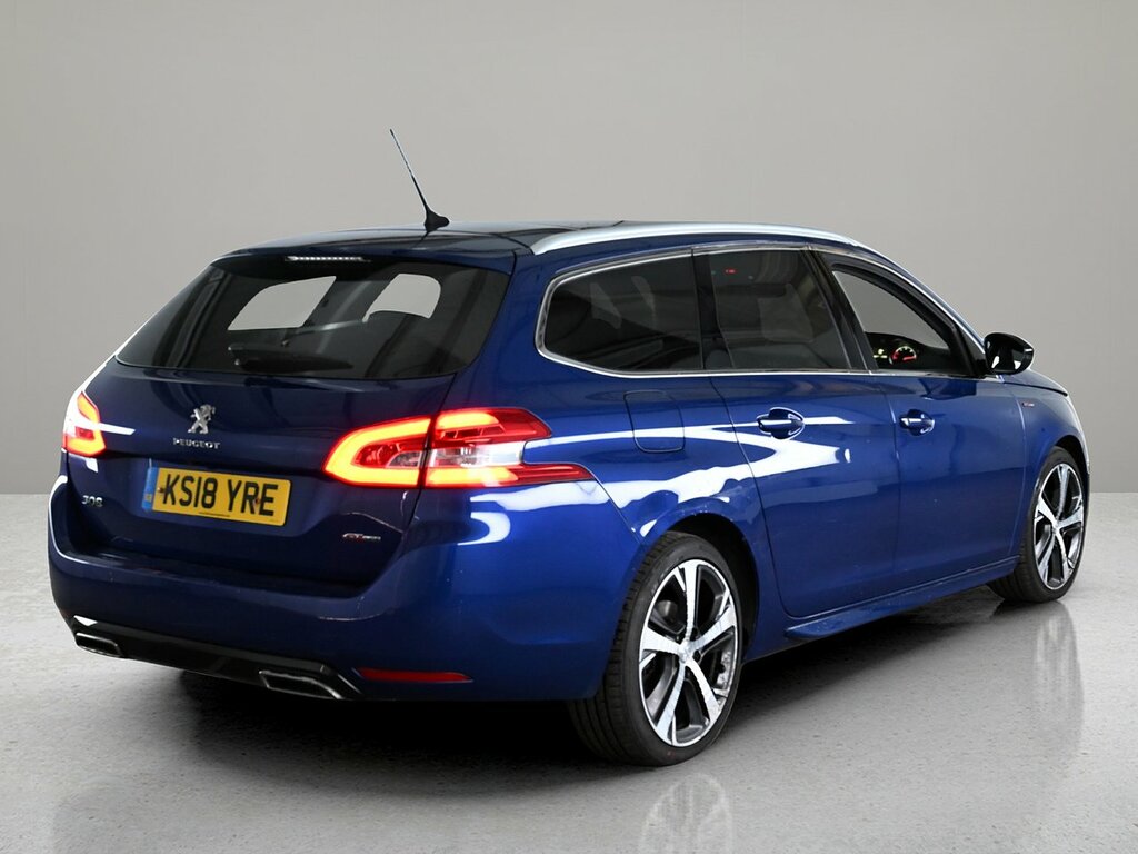 Peugeot 308 SW 2.0 Bluehdi Gt Line Estate Euro Blue #4
