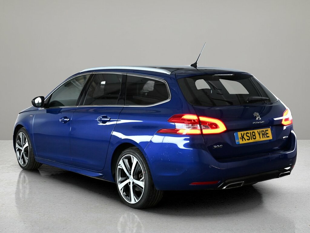 Peugeot 308 SW 2.0 Bluehdi Gt Line Estate Euro Blue #2