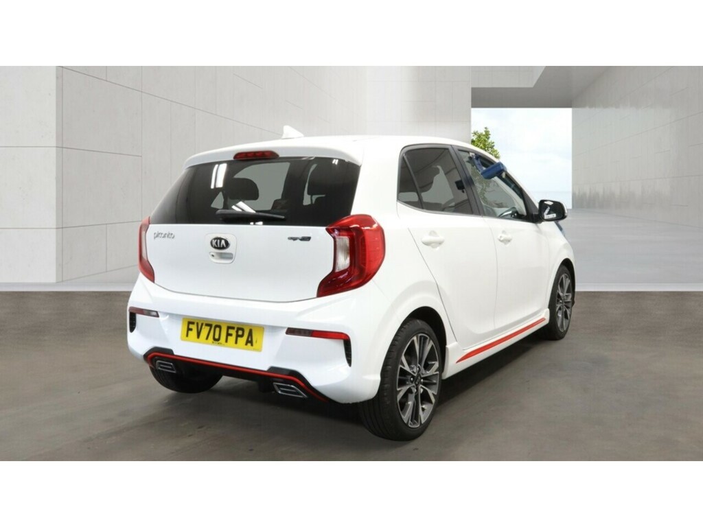 Kia Picanto 1.0 Dpi Gt-line Hatchback Euro 6 White #3