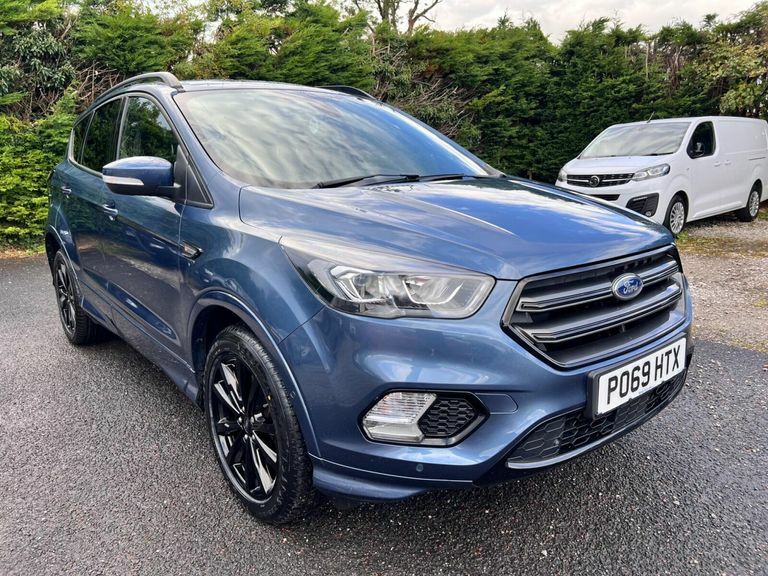 Ford Kuga 2.0 Tdci Ecoblue St-line Awd Euro 6 Ss PO69HTX Blue #2