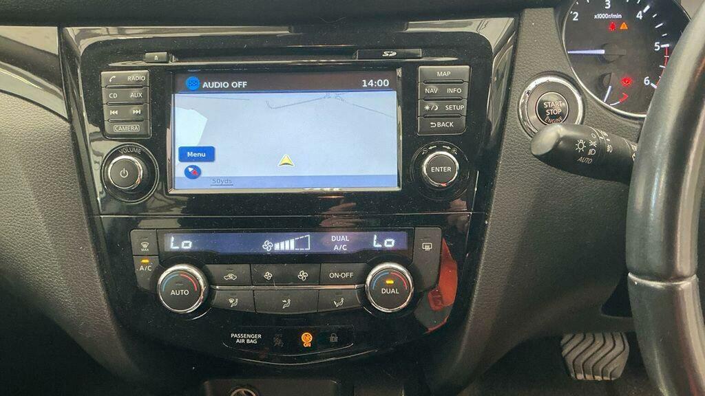 Nissan Qashqai 1.5 Dci Acenta Zero Tax Low Miles Sat Nav Dab White #13
