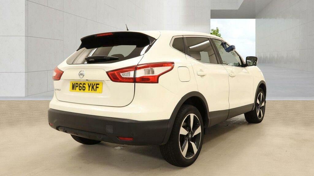 Nissan Qashqai 1.5 Dci Acenta Zero Tax Low Miles Sat Nav Dab White #4