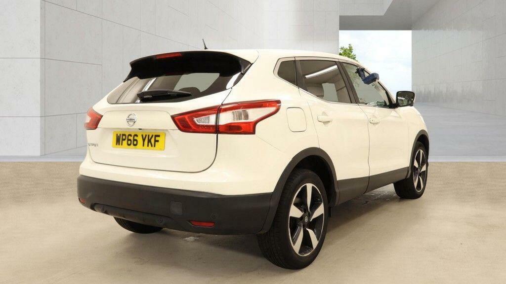Nissan Qashqai 1.5 Dci Acenta Zero Tax Low Miles Sat Nav Dab White #17