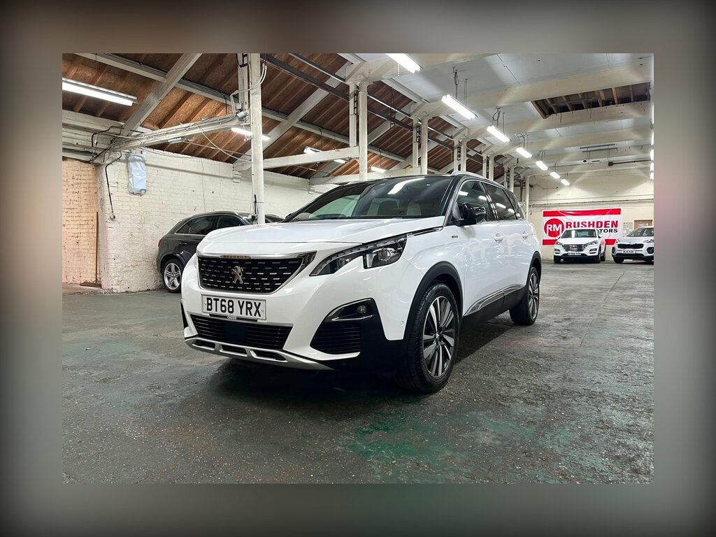 Peugeot 5008 1.5 Bluehdi Gt Line Premium Eat Euro 6 Ss White #3