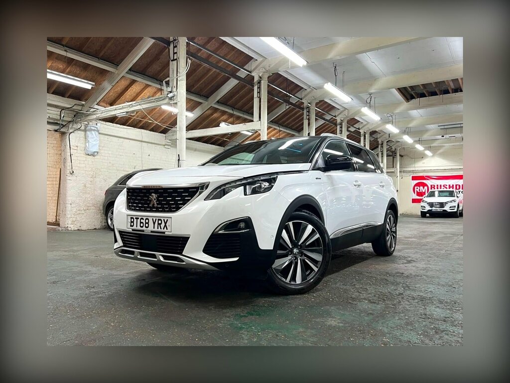 Peugeot 5008 1.5 Bluehdi Gt Line Premium Eat Euro 6 Ss White #2