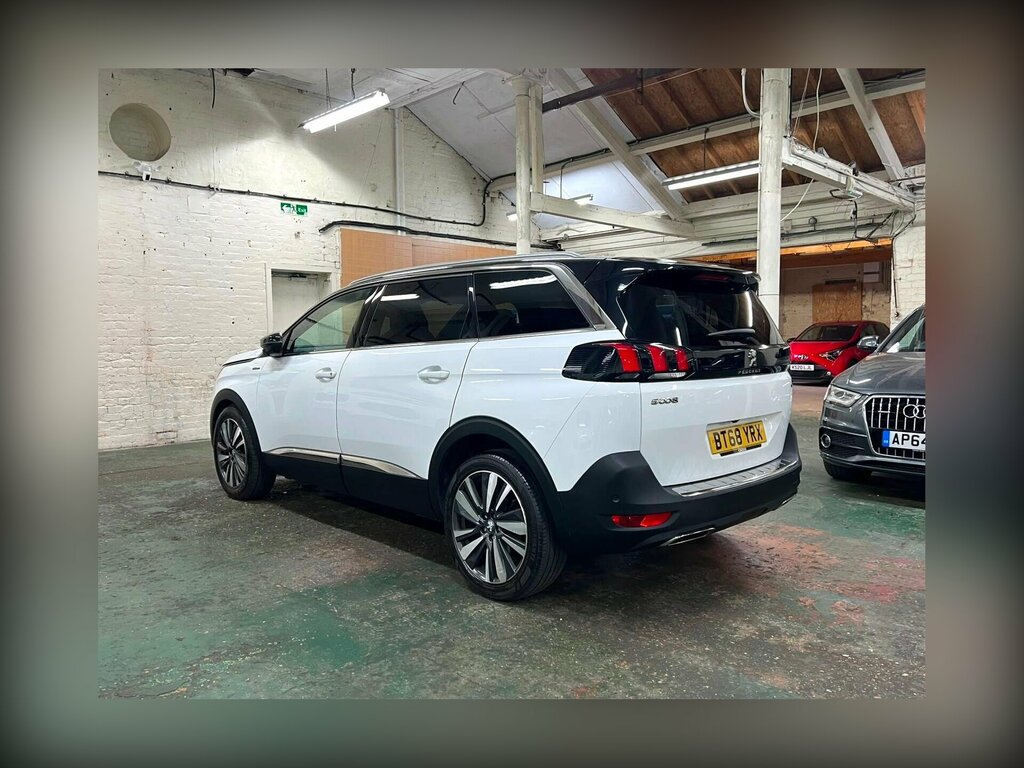 Peugeot 5008 1.5 Bluehdi Gt Line Premium Eat Euro 6 Ss White #5