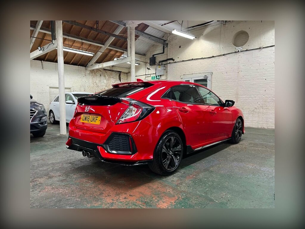 Honda Civic 1.5 Vtec Turbo Gpf Sport Euro 6 Ss Red #3