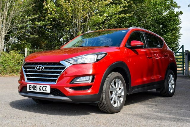 Hyundai Tucson 2019 1.6 T-gdi Se Nav Suv Dct Euro 6 S Red #5
