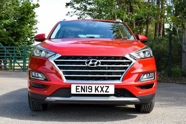 Hyundai Tucson 2019 1.6 T-gdi Se Nav Suv Dct Euro 6 S Red #3