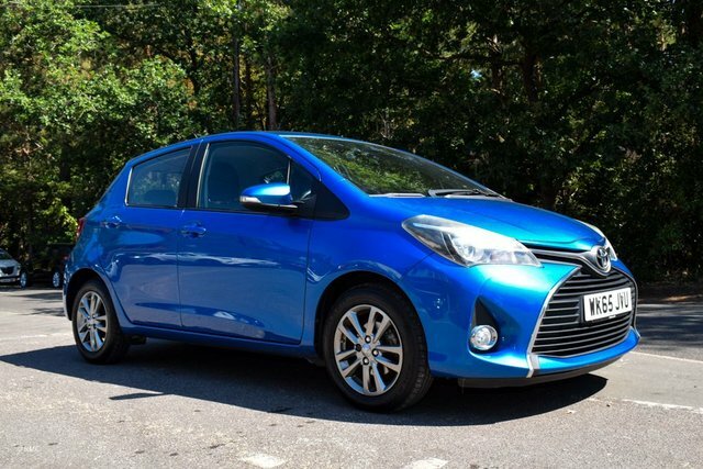 Toyota Yaris 2015 1.33 Dual Vvt-i Icon Hatchback Man Blue