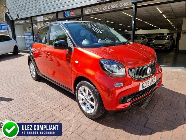 Smart Forfour 2015 1.0 Passion Hatchback Euro Red