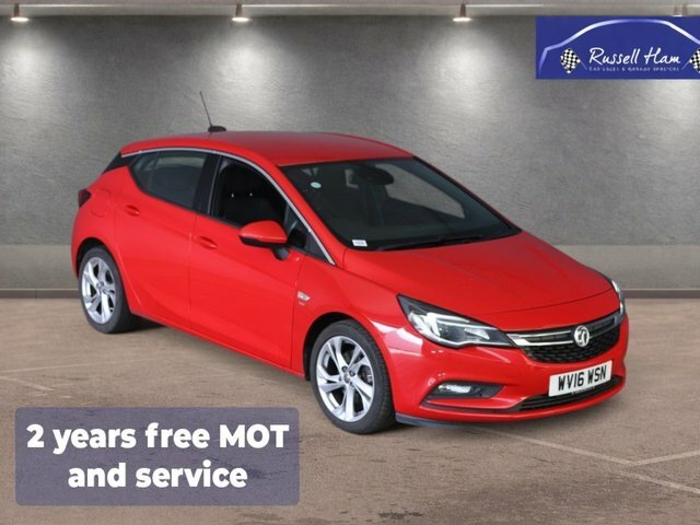 Vauxhall Astra 1.6I Turbo Sri Hatchback Euro 6 Red