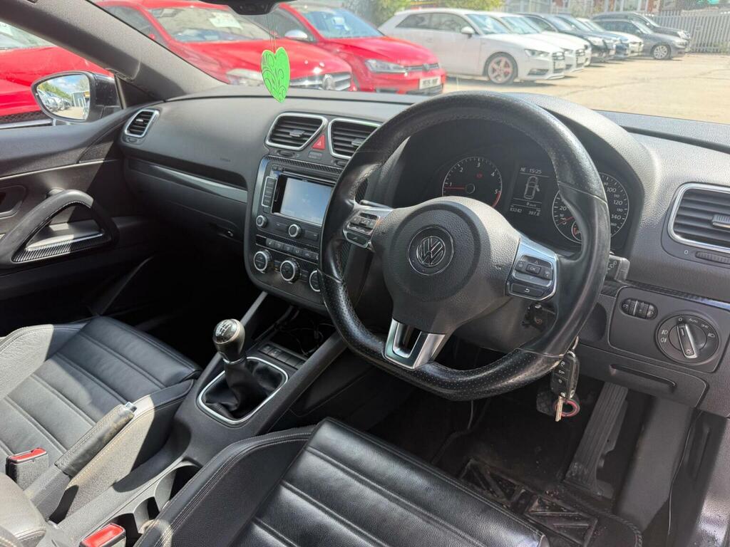 Volkswagen Scirocco 2.0 Tdi R-line Euro 5 Leather, Nav Black #11