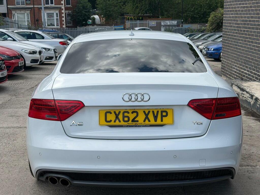 Audi A5 2.0 Tdi S Line Euro 5 Ss White #5