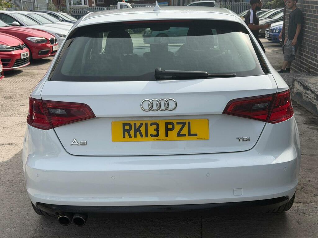 Audi A3 2.0 Tdi Sport Sportback Euro 5 Ss White #5