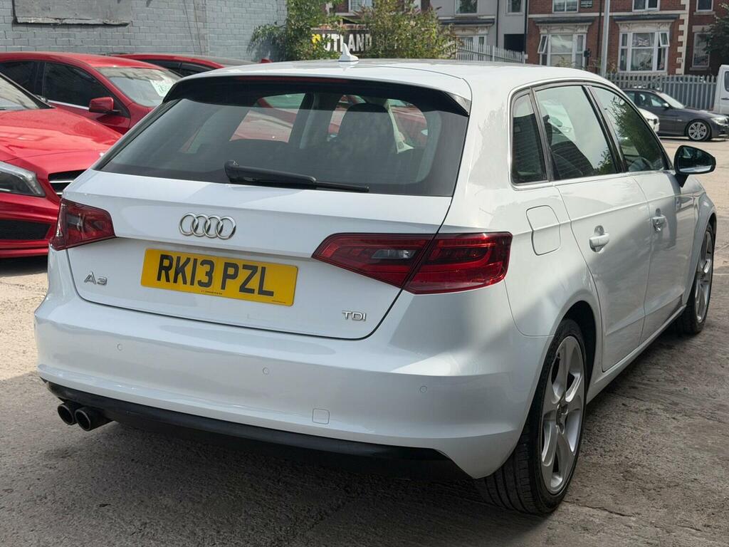 Audi A3 2.0 Tdi Sport Sportback Euro 5 Ss White #4