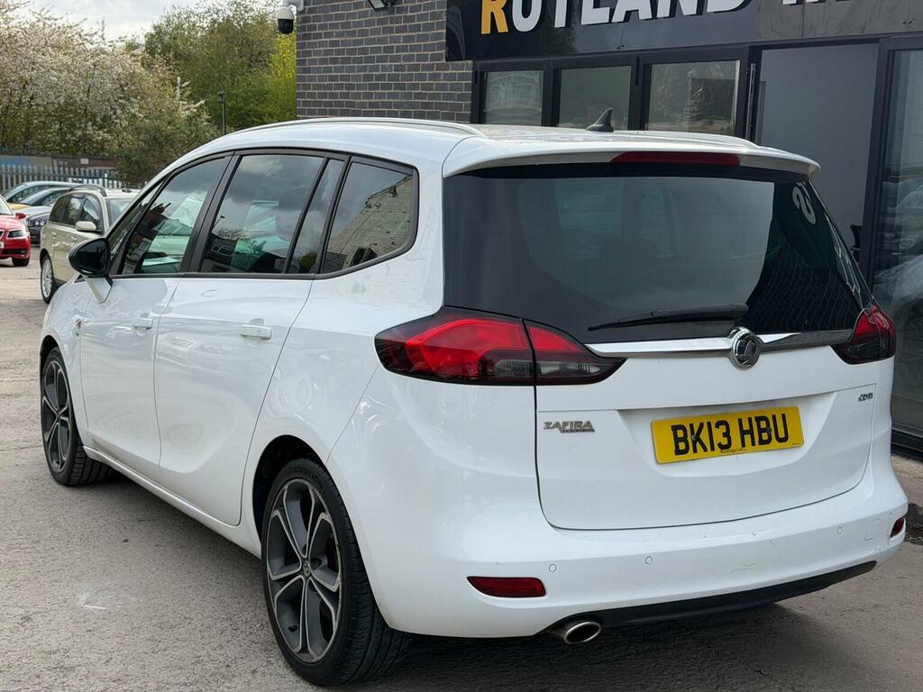 Vauxhall Zafira Tourer 2.0 Cdti Sri Euro 5 White #6