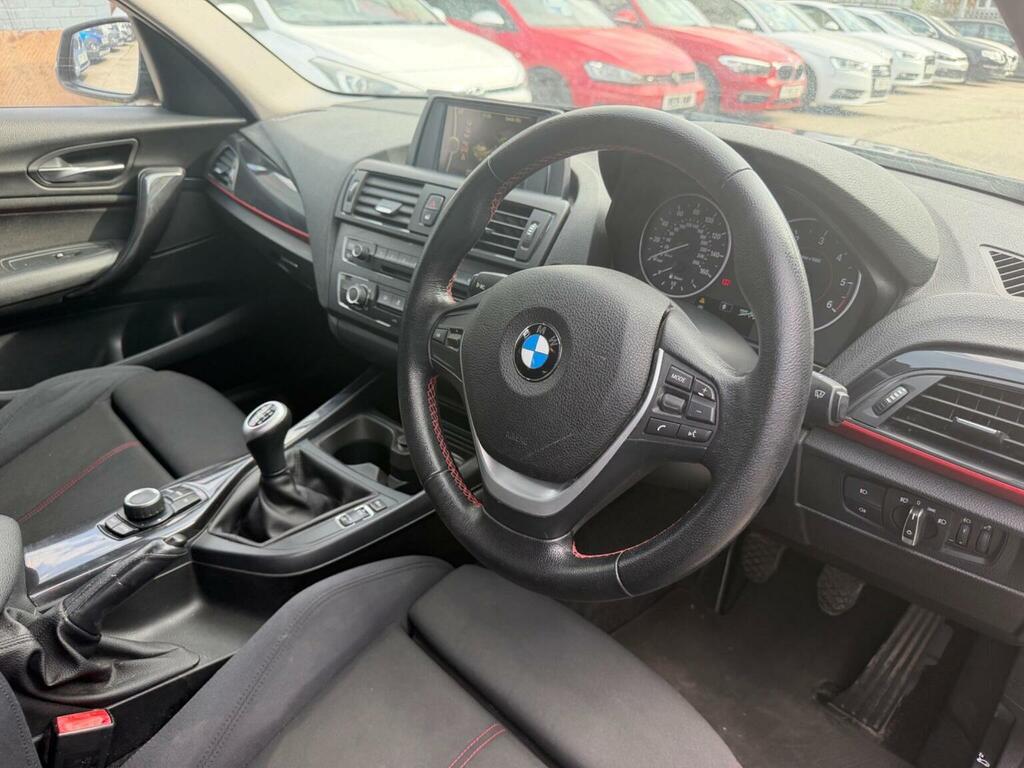 BMW 1 Series 1.6 116I Sport Hatchback Euro 6 White #11