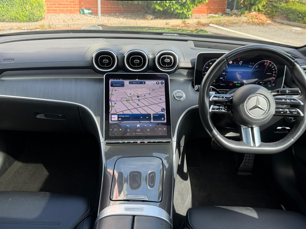 Mercedes-Benz C Class 1.5 C200h Mhev Amg Line Estate Hybrid G Black #52