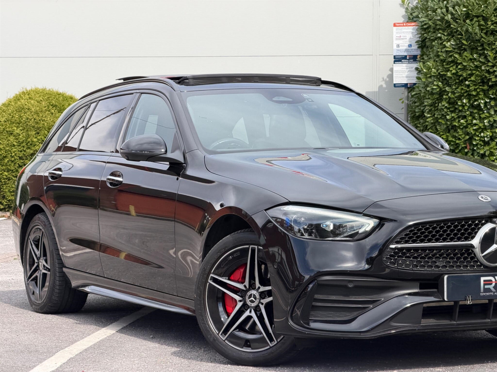 Mercedes-Benz C Class 1.5 C200h Mhev Amg Line Estate Hybrid G Black #8