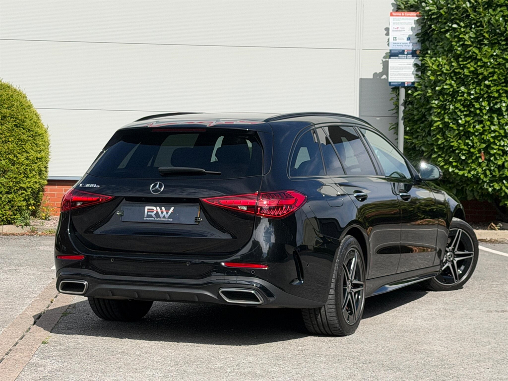 Mercedes-Benz C Class 1.5 C200h Mhev Amg Line Estate Hybrid G Black #38