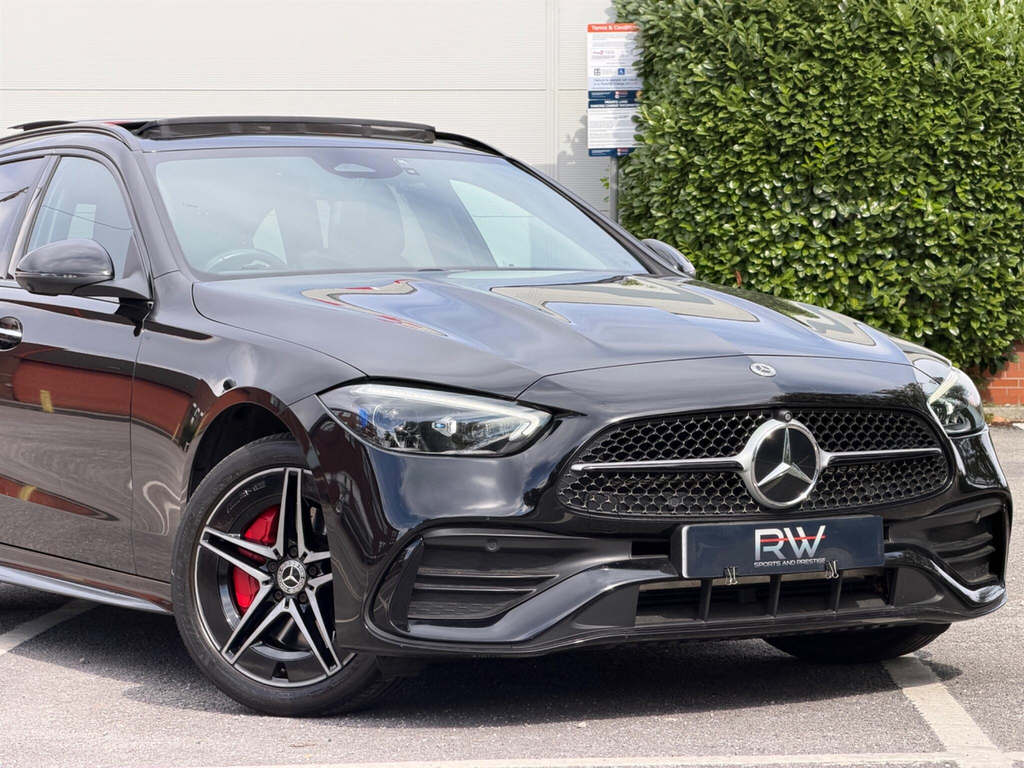 Mercedes-Benz C Class 1.5 C200h Mhev Amg Line Estate Hybrid G Black #7