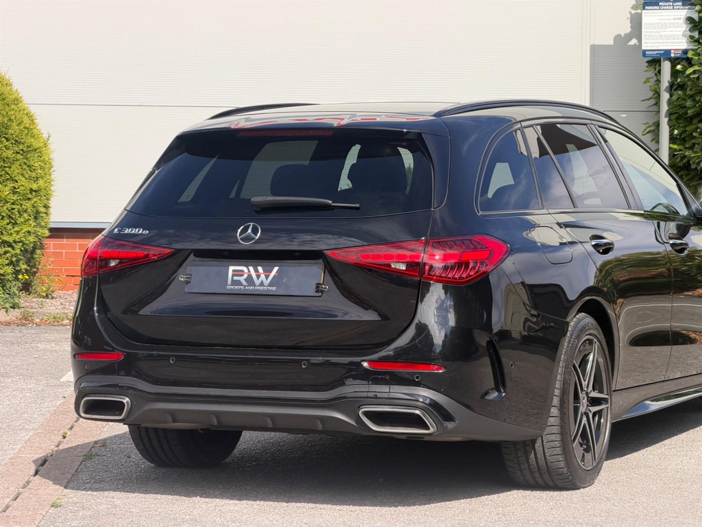 Mercedes-Benz C Class 1.5 C200h Mhev Amg Line Estate Hybrid G Black #37
