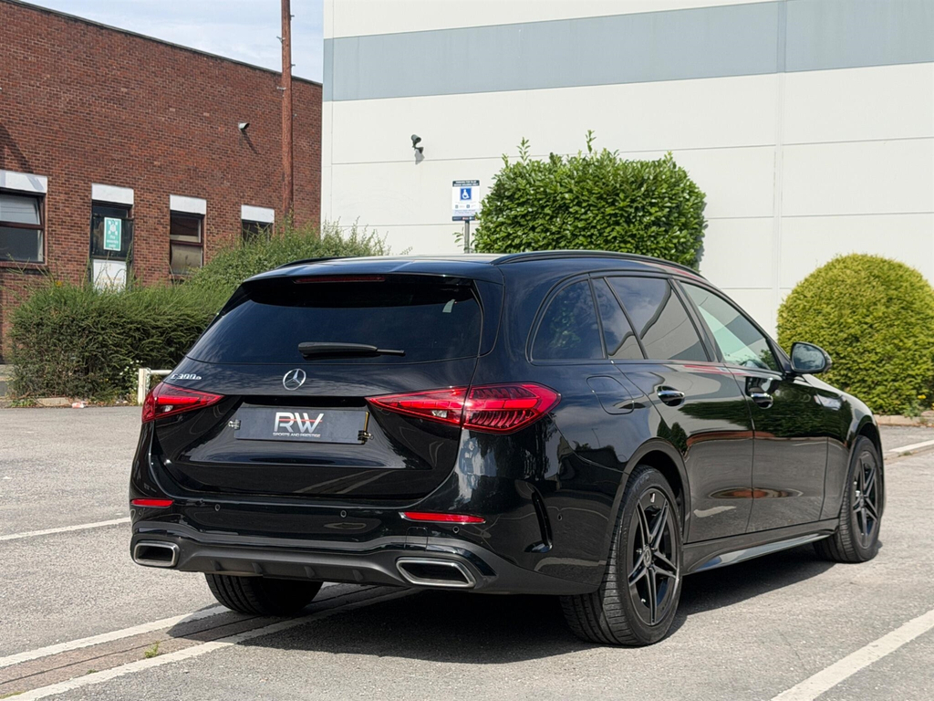 Mercedes-Benz C Class 1.5 C200h Mhev Amg Line Estate Hybrid G Black #23