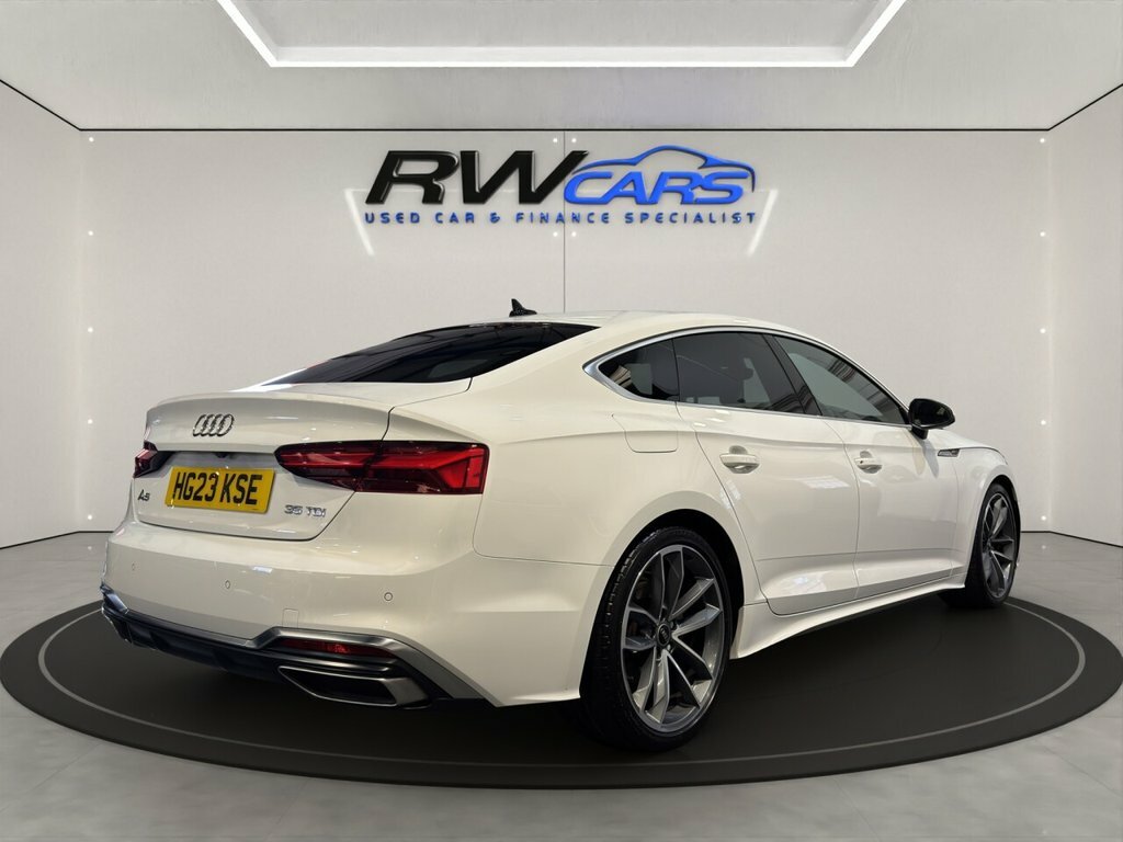 Audi A5 2L S Line White #4