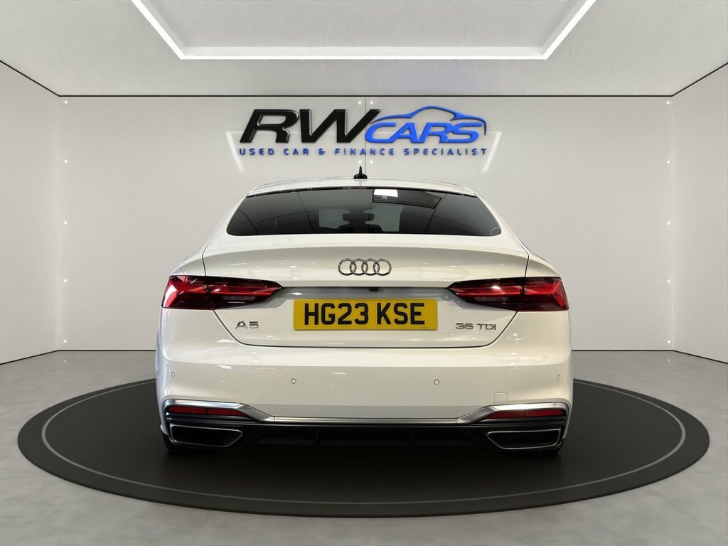 Audi A5 2L S Line White #3