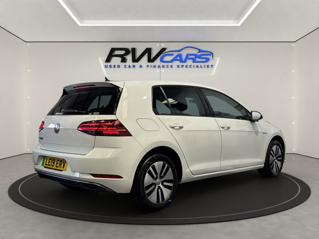 Volkswagen e-Golf Hatchback White #4
