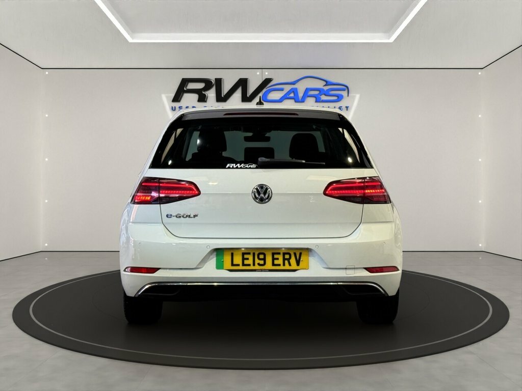 Volkswagen e-Golf Hatchback White #3