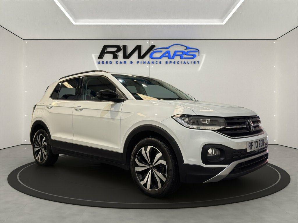 Volkswagen T-Cross 1L Black Edition White #6