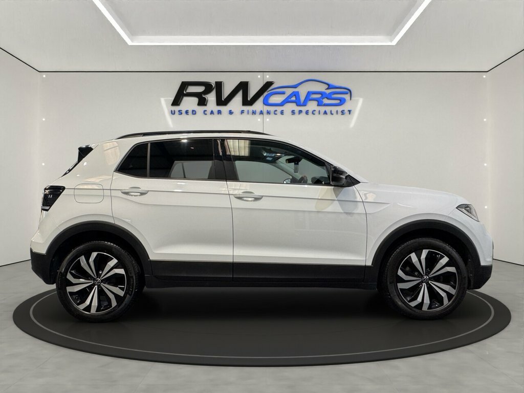 Volkswagen T-Cross 1L Black Edition White #5