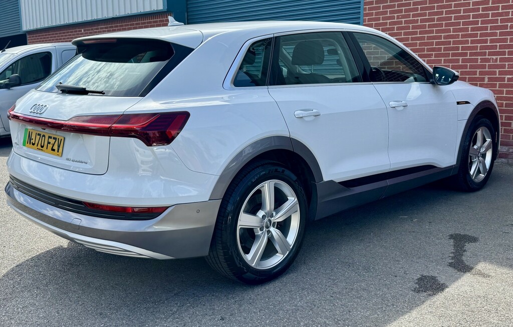 Audi E-tron Suv White #5