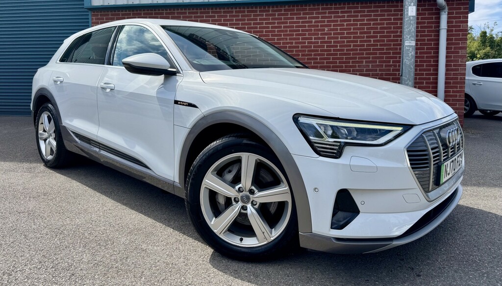 Audi E-tron Suv White #3