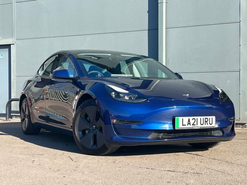 Tesla Model 3 Long Range Awd Blue #2