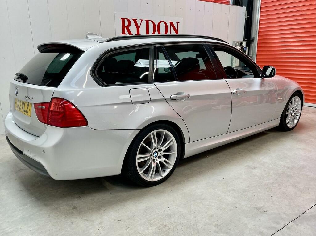 BMW 3 Series 318D M Sport Estate Silver #5