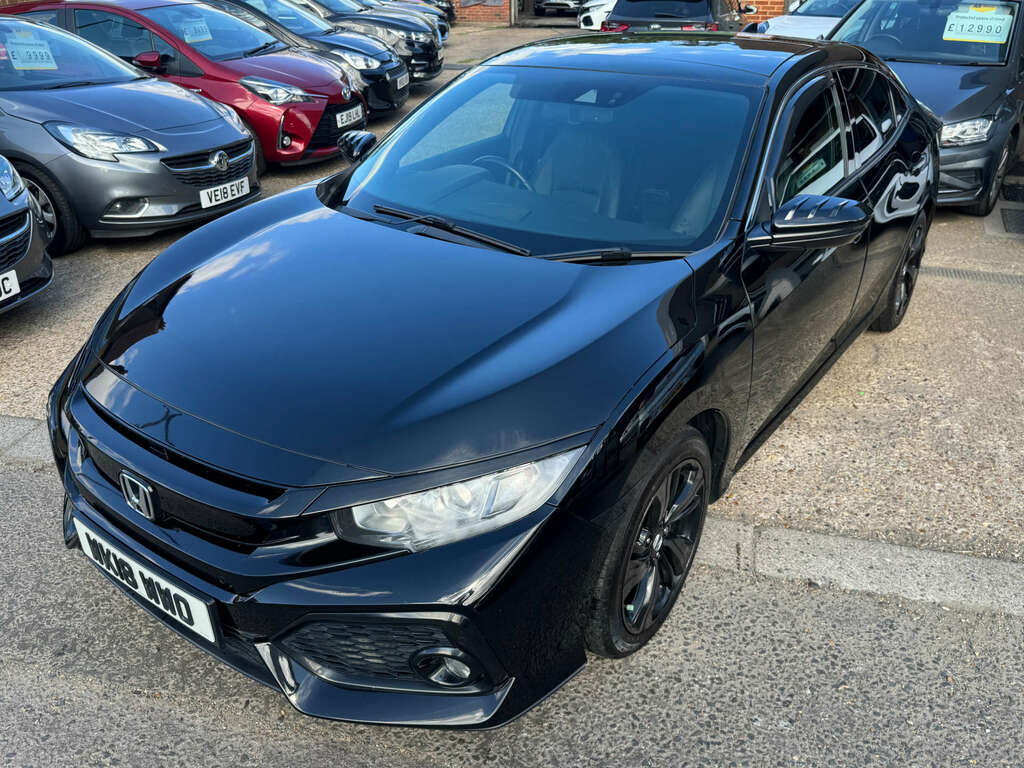 Honda Civic 1.6 Civic Ex I-dtec Black #6