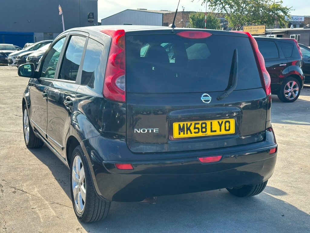 Nissan Note 1.6 16V Tekna Euro 4 Black #6