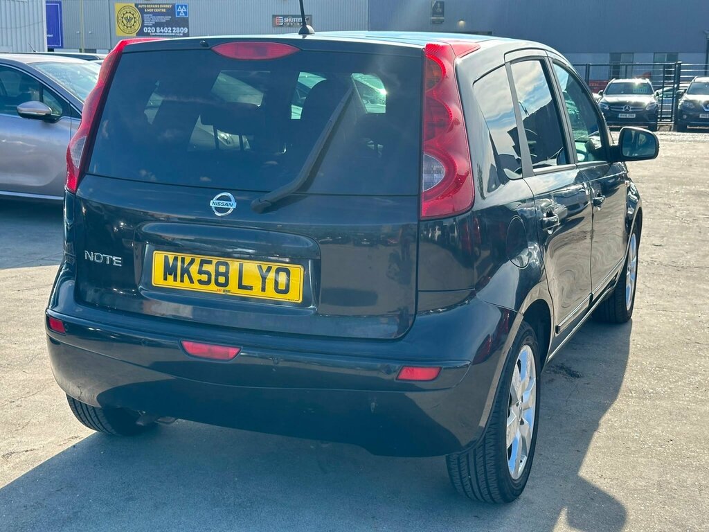 Nissan Note 1.6 16V Tekna Euro 4 Black #5