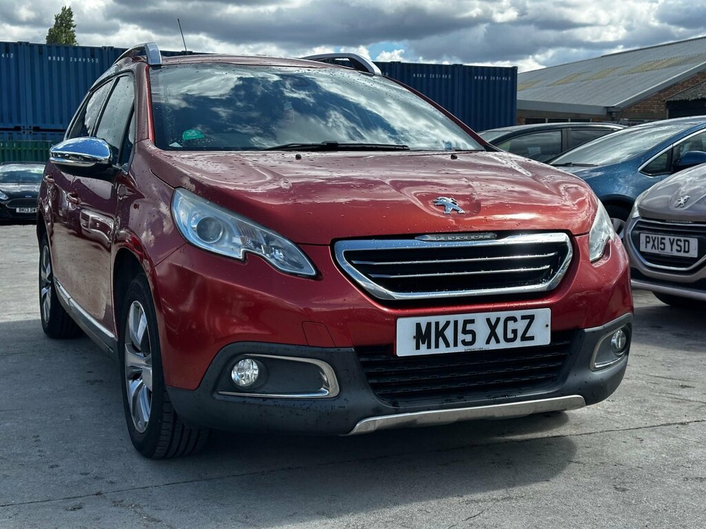 Peugeot 2008 1.2 E-vti Puretech Allure Egc Euro 6 Ss Red