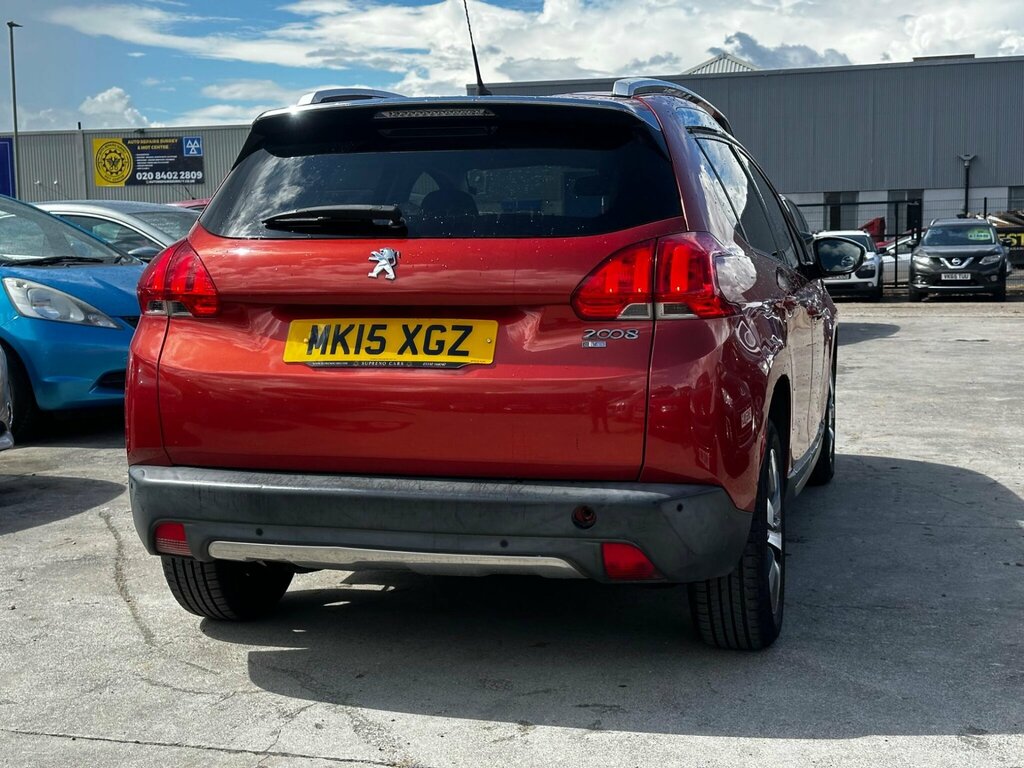 Peugeot 2008 1.2 E-vti Puretech Allure Egc Euro 6 Ss MK15XGZ Red #5