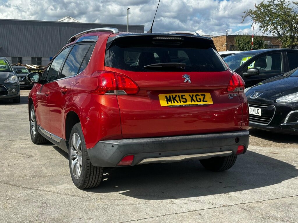 Peugeot 2008 1.2 E-vti Puretech Allure Egc Euro 6 Ss MK15XGZ Red #6