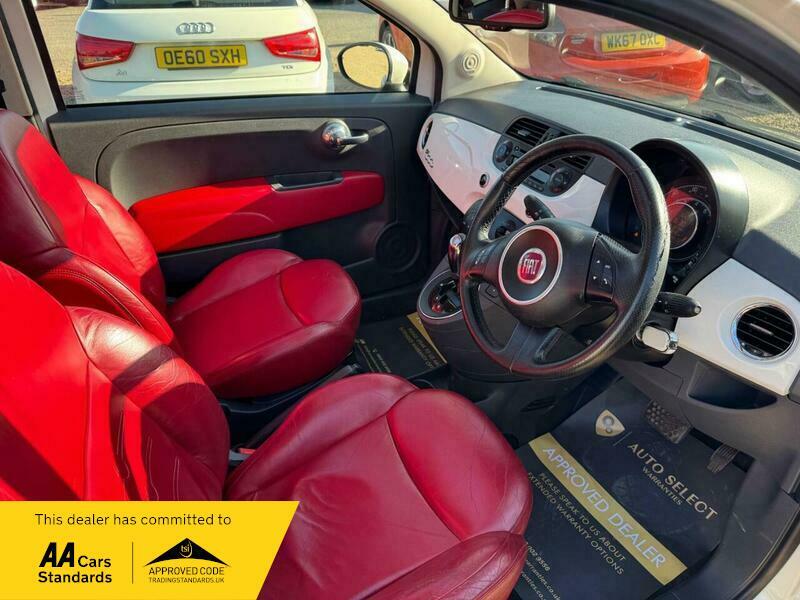 Fiat 500 1.4 Sport Euro AV09BXN White #3