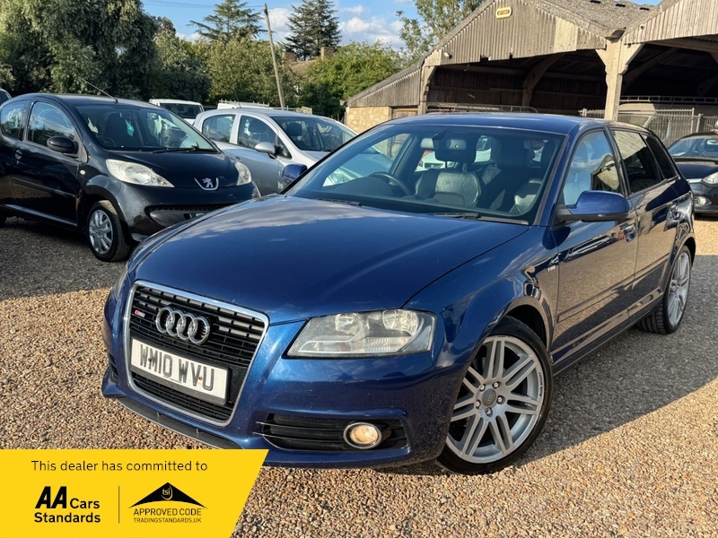 Audi A3 Sportback Tdi S Line Blue