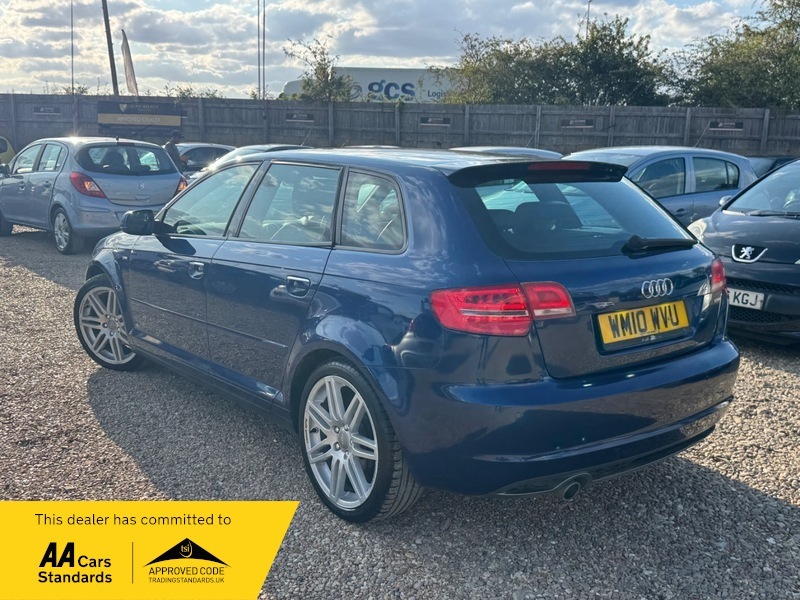 Audi A3 Sportback Tdi S Line Blue #3