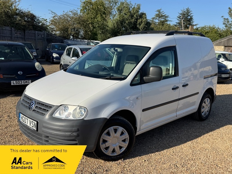 Volkswagen Caddy C20 69Bhp Sdi Van White #4